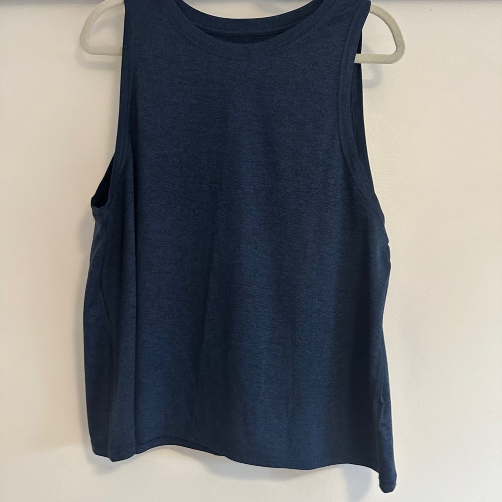 Athleta Dark Blue Muscle Tee